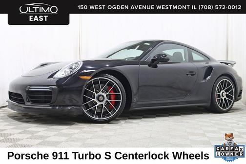 Jet Black Metallic 2017 Porsche 911 Turbo