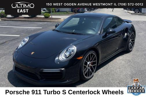 Jet Black Metallic 2017 Porsche 911 Turbo