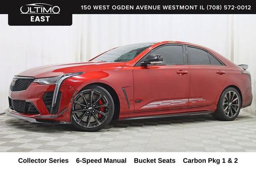 Infrared Tintcoat 2022 Cadillac CT4-V V-Series Blackwing