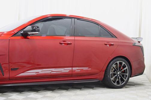 Infrared Tintcoat 2022 Cadillac CT4-V V-Series Blackwing