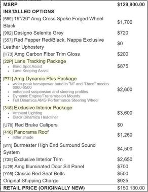 2016 Mercedes-Benz AMG GT S