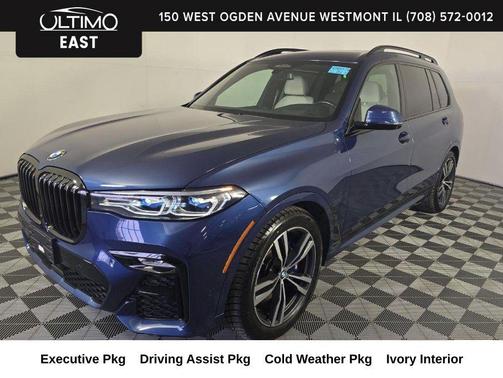 Phytonic Blue Metallic 2022 BMW X7 M50i
