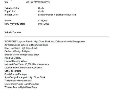 2024 Porsche Cayenne Cayenne