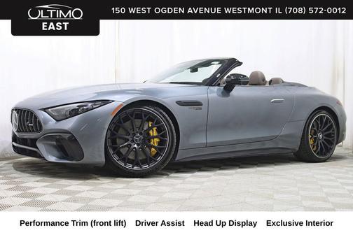 Gray 2023 Mercedes-Benz AMG SL 55 Base