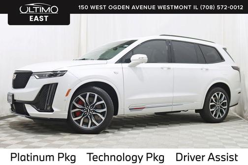 Crystal White Tricoat 2024 Cadillac XT6 Sport AWD