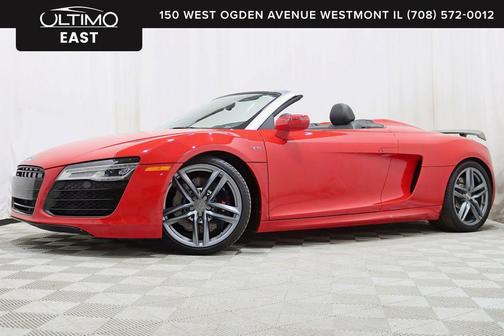Brilliant Red 2015 Audi R8 5.2