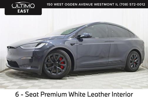 Solid Black 2024 Tesla Model X Plaid Tri Motor All-Wheel Drive