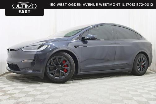 Solid Black 2024 Tesla Model X Plaid Tri Motor All-Wheel Drive