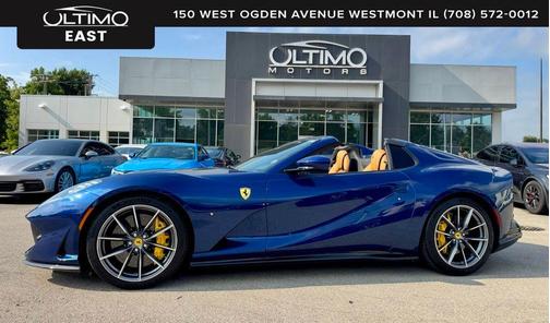 Blue 2021 Ferrari 812 GTS Base