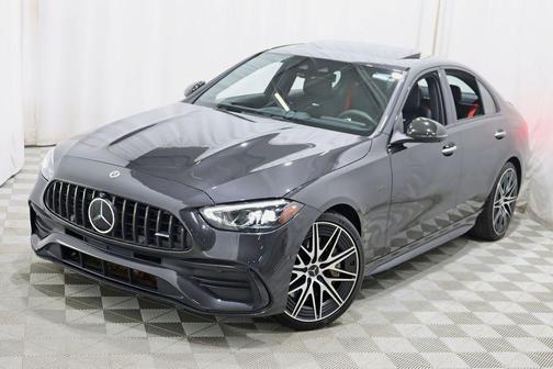 Graphite Grey Metallic 2023 Mercedes-Benz AMG C 43 4MATIC