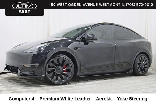 Solid Black 2023 Tesla Model Y Performance Dual Motor All-Wheel Drive