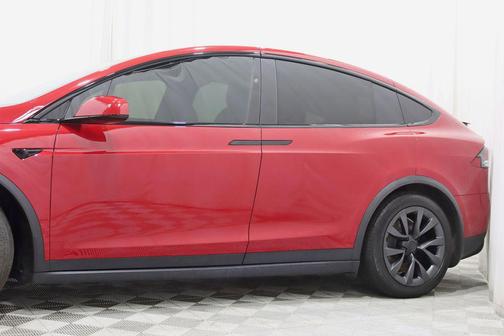 Red Multi-Coat 2022 Tesla Model X Plaid Tri Motor All-Wheel Drive