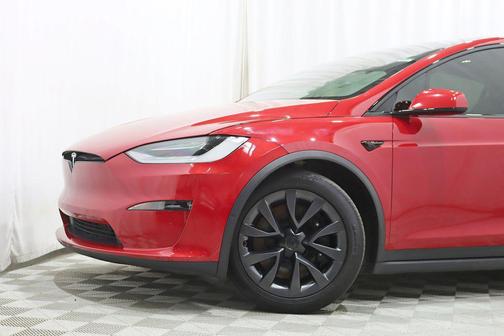 Red Multi-Coat 2022 Tesla Model X Plaid Tri Motor All-Wheel Drive