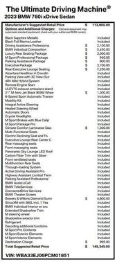 2023 BMW 760 i xDrive