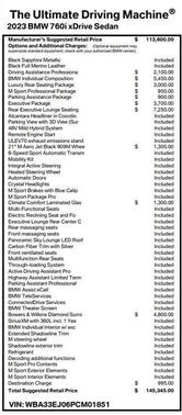 2023 BMW 760 i xDrive