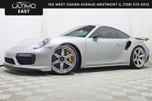 GT Silver Metallic 2018 Porsche 911 Turbo