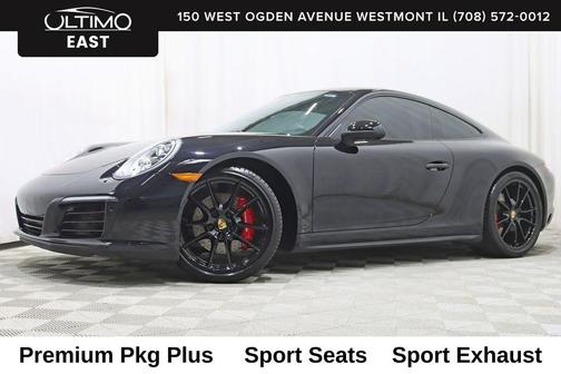 Jet Black Metallic 2017 Porsche 911 Carrera 4S