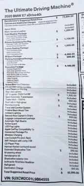 2020 BMW X7 xDrive40i