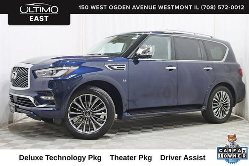 Hermosa Blue 2018 INFINITI QX80 Base