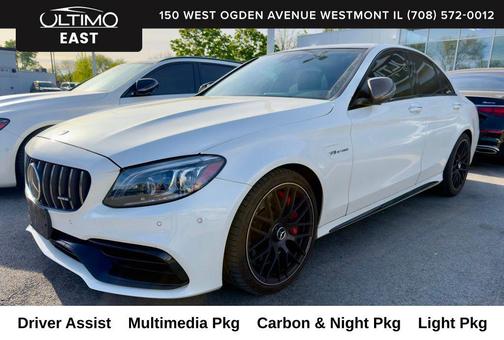 designo Diamond White Metallic 2020 Mercedes-Benz AMG C 63 S