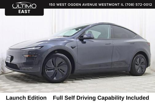 Stealth Grey 2026 Tesla Model Y Long Range Launch Series