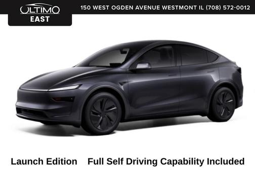 Stealth Grey 2026 Tesla Model Y Long Range Launch Series