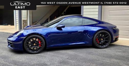 Gentian Blue Metallic 2022 Porsche 911 Carrera GTS