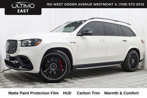 Diamond White Metallic 2021 Mercedes-Benz AMG GLS 63 Base