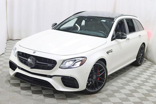 designo Diamond White Metallic 2018 Mercedes-Benz AMG E 63 S 4MATIC