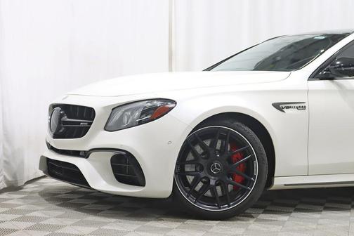 designo Diamond White Metallic 2018 Mercedes-Benz AMG E 63 S 4MATIC