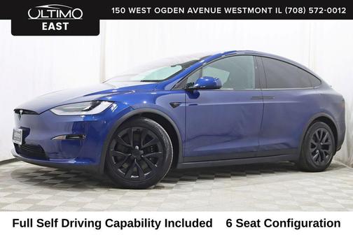 Deep Blue Metallic 2022 Tesla Model X Dual Motor All-Wheel Drive