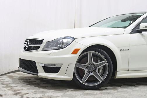 White 2012 Mercedes-Benz C-Class C 63 AMG