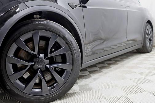 Solid Black 2022 Tesla Model X Plaid Tri Motor All-Wheel Drive