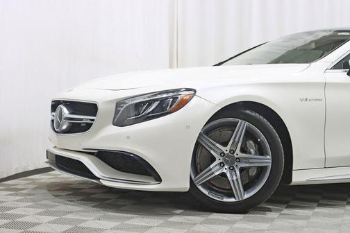 White 2016 Mercedes-Benz AMG S 63 4MATIC