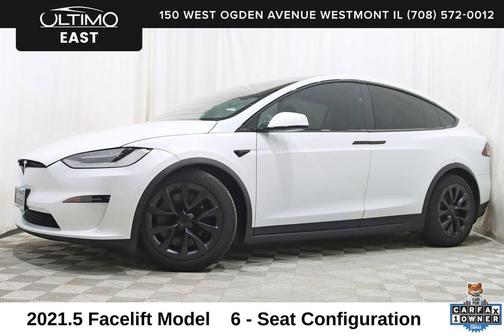 Pearl White Multi-Coat 2021 Tesla Model X Long Range Dual Motor All-Wheel Drive