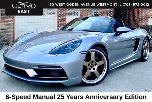 GT Silver Metallic 2022 Porsche 718 Boxster 25 Years