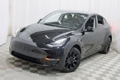 Solid Black 2022 Tesla Model Y Long Range Dual Motor All-Wheel Drive