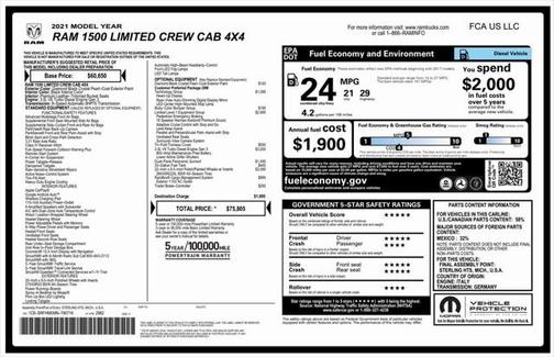2021 RAM 1500 Limited