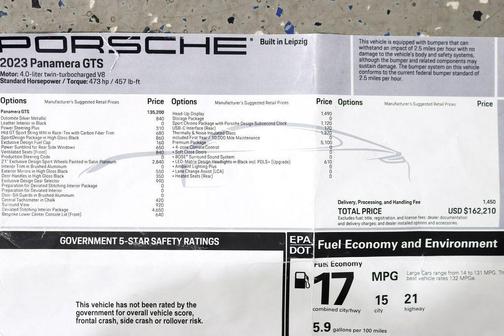 Silver 2023 Porsche Panamera GTS