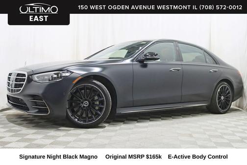 Black 2024 Mercedes-Benz S-Class 4MATIC
