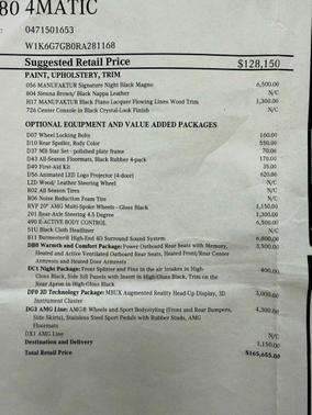 Black 2024 Mercedes-Benz S-Class 4MATIC