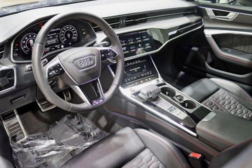 Blue Metallic 2021 Audi RS 6 Avant 4.0T