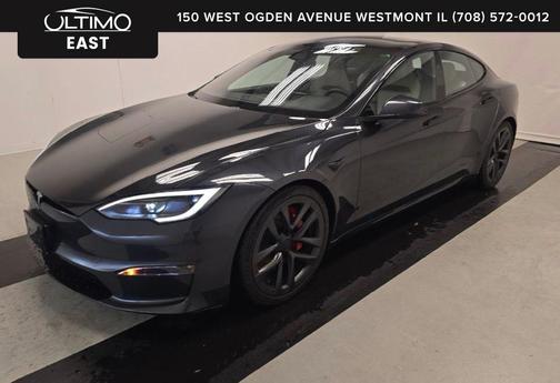 Gray 2025 Tesla Model S Plaid