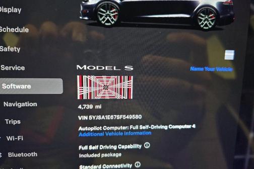 Gray 2025 Tesla Model S Plaid