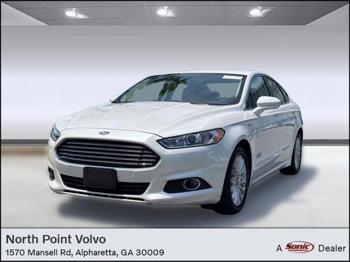 White Platinum Tri-Coat Metallic 2014 Ford Fusion Energi SE Luxury