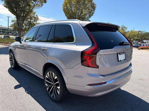 Aurora Silver 2026 Volvo XC90 Plus, B6 AWD Gas (mild hybrid), Gasoline, Bright, 7 Seats