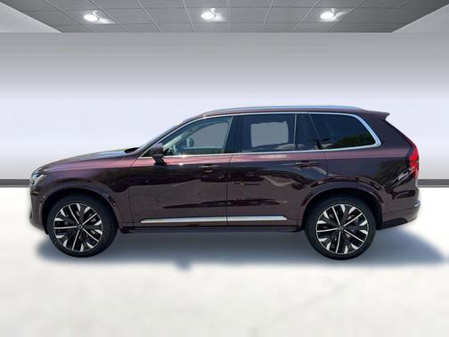 Mulberry Red Metallic 2026 Volvo XC90 Plus, B6 AWD Gas (mild hybrid), Gasoline, Bright, 7 Seats
