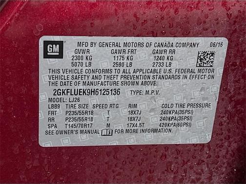 2017 GMC Terrain SLT