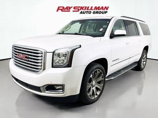 White Frost Tri-Coat 2020 GMC Yukon XL SLT