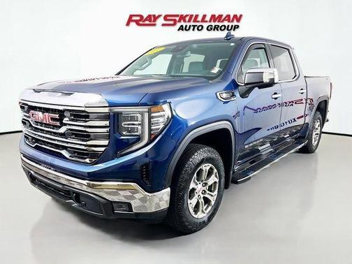 Pacific Blue Metallic 2023 GMC Sierra 1500 SLT